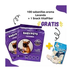MARBEN PETS - 100 Sabanillas Aroma Lavanda Para Mascotas + Snack Gratis