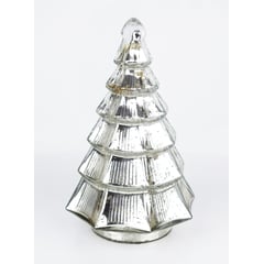 HERRERA MAISON - Pino Vidrio Navidad Silver 33 CM India