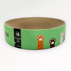 CRUSEC - Cama Rascadora Almohadilla Para Gatos Mascotas 41 CM Verde