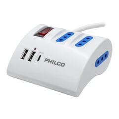 PHILCO - EXTENSIÓN DE ESCRITORIO AC/USB TIPO C