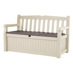 KETER - Banco Para Jardín Con Almacenamiento Eden Bench - Beige