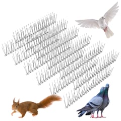 YAYKO - Pack 12 Púas Repelentes Palomas Anti Aves Ahuyentador