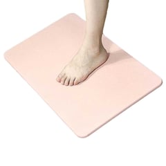 EVERSO - Piso Baño Ducha Secado Ultra Rápido Absorbente Rosa