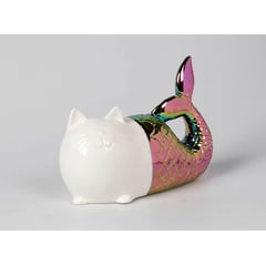 HERRERA MAISON - Figura Gato Sirena Ceramica