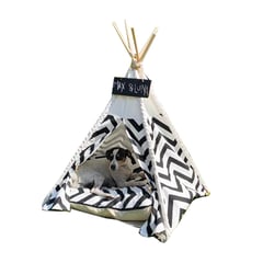 GROWME - cama Casa perro gato pet tipi Zigzag