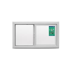 DVP - Ventana PVC Termopanel Corredera Blanca 140x120cm