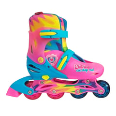 RUSH GIRL - Patines niña En Linea Luces Ajustables T 34-37