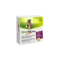 BAYER - Drontal Plus 10kg 2 tabletas Antiparasitario