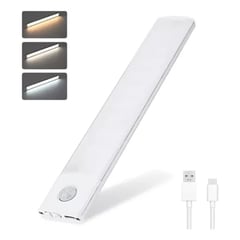 GENERICO - Luz Led Con Sensor Movimiento Barra Closet Baño Cocina 10 Cm