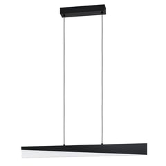 EGLO - Lámpara Colgante Isidro Acero Negro LED incluye 27W IP20 Cod99562