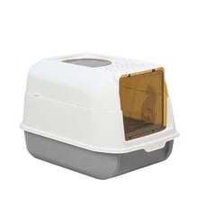 CRUSEC - Caja Arenero Cerrado Antisalpicaduras Para Gato Sanitaria