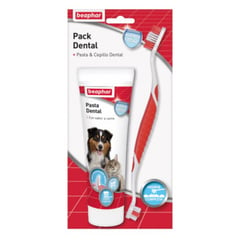 BEAPHAR - Pack Dental Perros y Gatos 100 Grs.