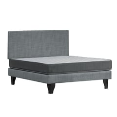 INNOVAMUEBLES - CAMA + RESPALDO EVO 2 PL GRIS