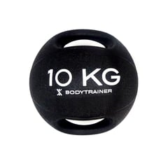 BODYTRAINER - Balón Medicinal 10 Kg SlamBall Caucho Con Agarre