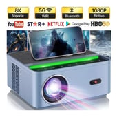 BLUEDREAMER - Proyector Profesional 4k Android Wifi Full Hd 1080p15000 Lm