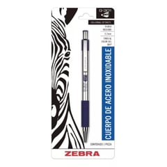 ZEBRA - Boligrafo De Gel Retractil Aluminio Rollerball 0.7 mm