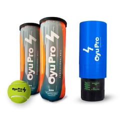 OYU PRO - Presurizador de pelotas padel + 2 tarros de pelotas padel