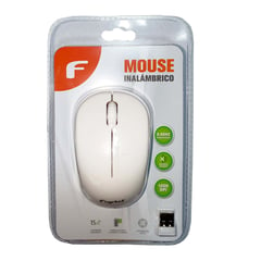 FUJITEL - Mouse Inalámbrico Blanco