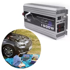 GENERICO - Inversor Voltaje 1500w Corriente 12v A 220v Auto