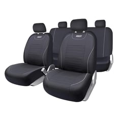 GRAND PRIX - Funda Asiento Auto Camioneta Universal - Gris oscuro