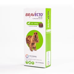 BRAVECTO - Antiparasitario Perros 500 Mg 10-20 Kg