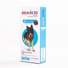 BRAVECTO - Antiparasitario Perros 1000 MG 20-40 KG