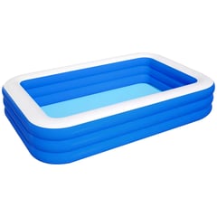 VIDITA - Piscina Inflable Rectangular con Inflador 210x140x60cm