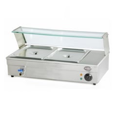 PROCHEF - Vitrina de Calor Baño Maria Sobremesa 2 x GN 1/2