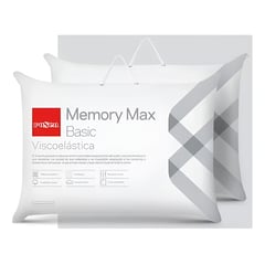 ROSEN - Pack 2 Almohadas Memory Max Basic Americana 42x62 Cm -