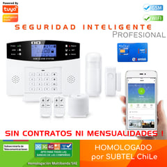 D MOTICA - Kit Alarma Wifi Gsm Seguridad Inteligente Inalámbrica A6