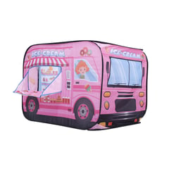 SANTU HOME & DECO - Carpa Infantil Bus Juego Camión de Helados Rosa