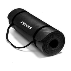 FITNICS - Mat Yoga Colchoneta Ejercicio Extra Grueso 15mm Bolso correa