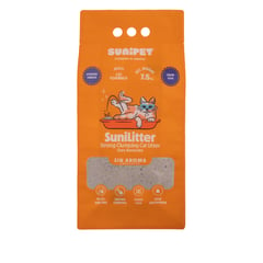 SUNIPET - Sunilitter Arena Carbón Activado Sin Aroma 7.5Kg.