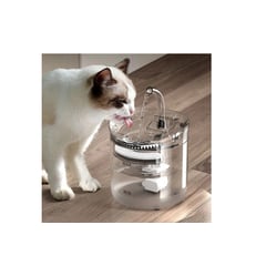 GENERICO - Bebedero de agua para mascotas transparente