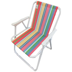 GENERICO - Silla Plegable Camping Playa Picnic Colores