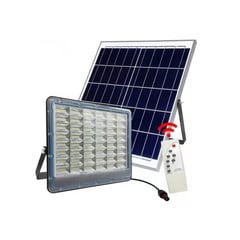 GENERICO - Reflector LED De 400W IP66 Con Panel Solar y Control Remoto Mod PM00