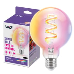 WIZ - Ampolleta Smart LED Filamento MultiColores G95 Wi-Fi Matter Alexa