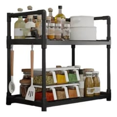 OEM - Organizador Rack Cocina 2 Niveles Especias Multifuncional