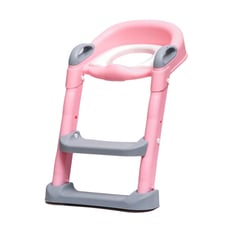 MUNDO ONLINE - Escalera Asiento Adaptador De Baño Escalera Pelela Rosada