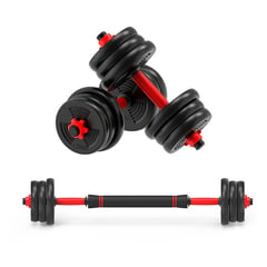 MUNDO ONLINE - Set de Mancuernas de 10 Kg con Union Red