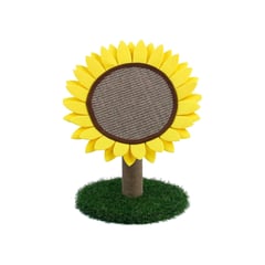 MUNDO ONLINE - Rascador De Gato Con Forma De Girasol 45 Cm