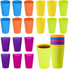 Pasteleria - X24 Set De Vasos Vasos Plastico Vasos Reutilizables De Fiesta