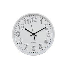 LUNA - Reloj De Pared Blanco De 30cm