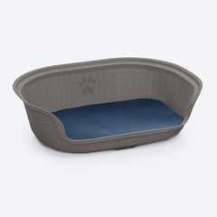 RIMAX - Cama Mascota Plástico Resistente con Cojín 77x54x23cm RIMAX