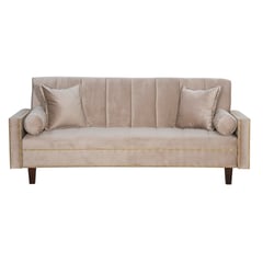 GENERICO - Futon Sofa Cama Beige