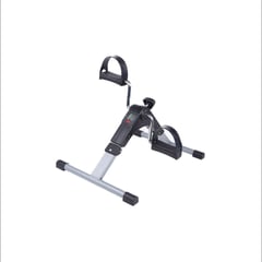 PWRFITNESS - Pedalera Mini Bicicleta Plata