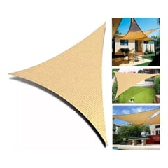 GENERICO - Carpa Toldo Vela Triangular Impermeable Sombreador 3x3x3 Anti UV