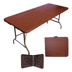 JARDIMEX - Mesa Plegable Tipo Maleta 180 Cm