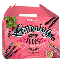 TORRE - Caja Kit Para Escribir y Colorear Lettering Todos