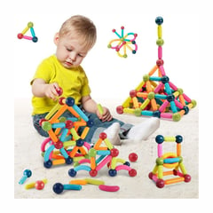 OEM - PUZZLE BLOQUES DE CONSTRUCCION MAGNETICOS MONTESSORI 36 P